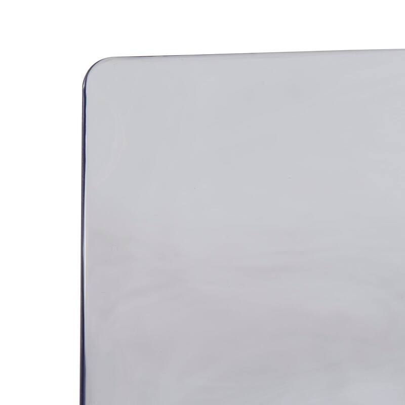 Astor Acrylic Dining Chair with Chrome Legs Modern Accent Side Chair Water Ripple Design Seats