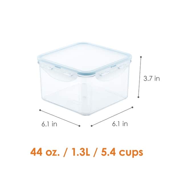 Locknlock Plastic Containers LocknLock Purely Better Food Storage Containers 44oz 2 PC Set - Bed ...