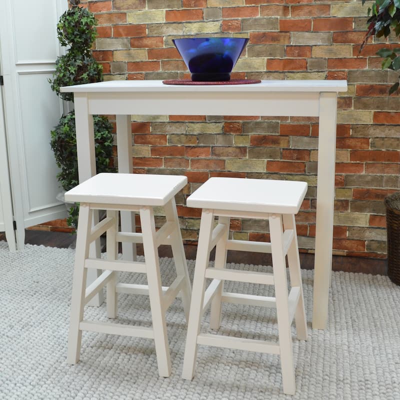 The Gray Barn Shady Oaks Pub Stool - Antique White