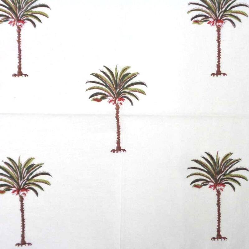 Palm Cotton Napkins - Set of 4