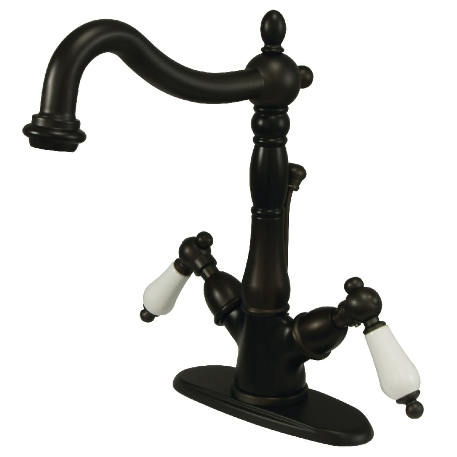 Kingston Brass Heritage 1.2 GPM Single Hole Deck Mounted Bathroom