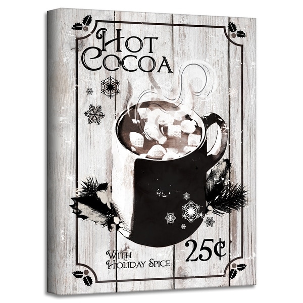 Ready2HangArt 'Hot Cocoa' Holiday Canvas Wall Art by Olivia Rose. Opens flyout.