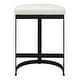 preview thumbnail 5 of 6, Uttermost Ivanna White Counter Stool - 14.5"D x 18"W x 26"H