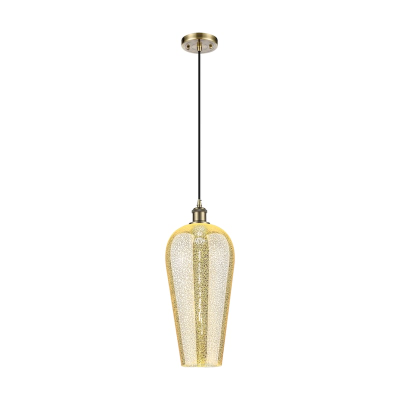 Innovations Lighting Endless Possibilities Ballston - Chelsea - 1 Light 8" Cord Hung Mini Pendant - Mercury/Antique Brass