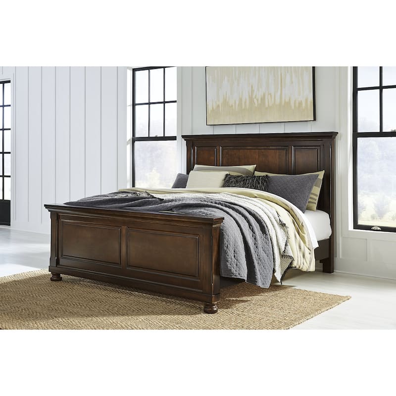 Signature Design by Ashley Porter Brown Panel Bed - King