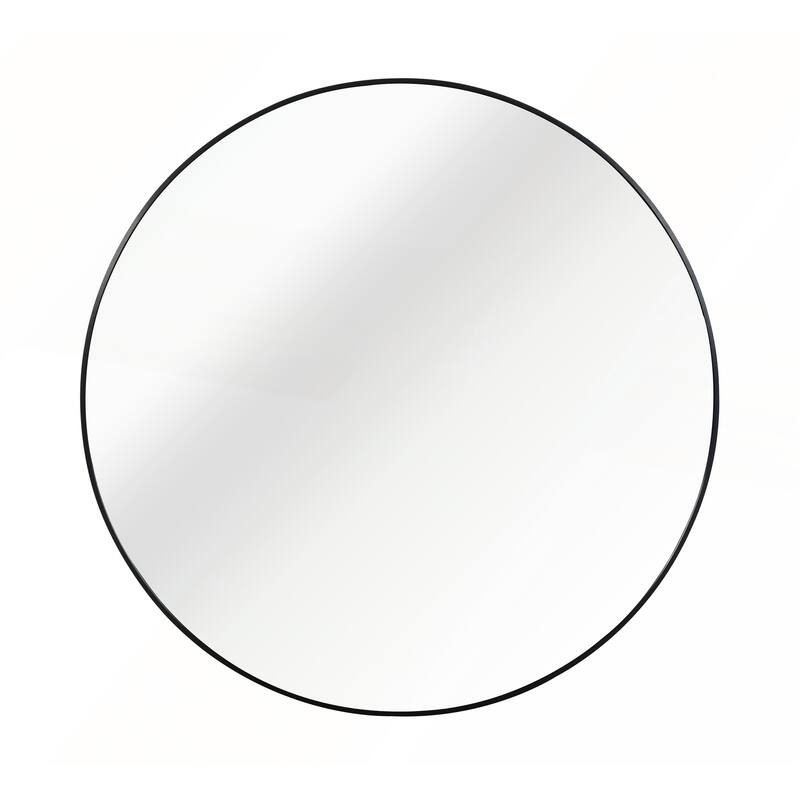 32 Inch Metal Framed Round Bathrrom Mirror