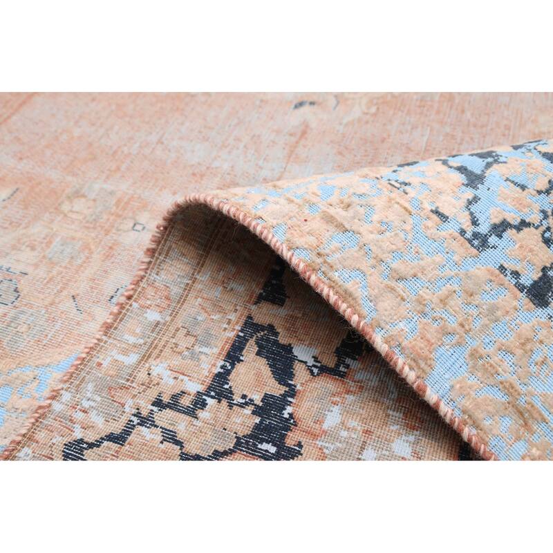 ECARPETGALLERY Hand-knotted Antalya Vintage Brown Wool Rug - 9'7 x 13'7