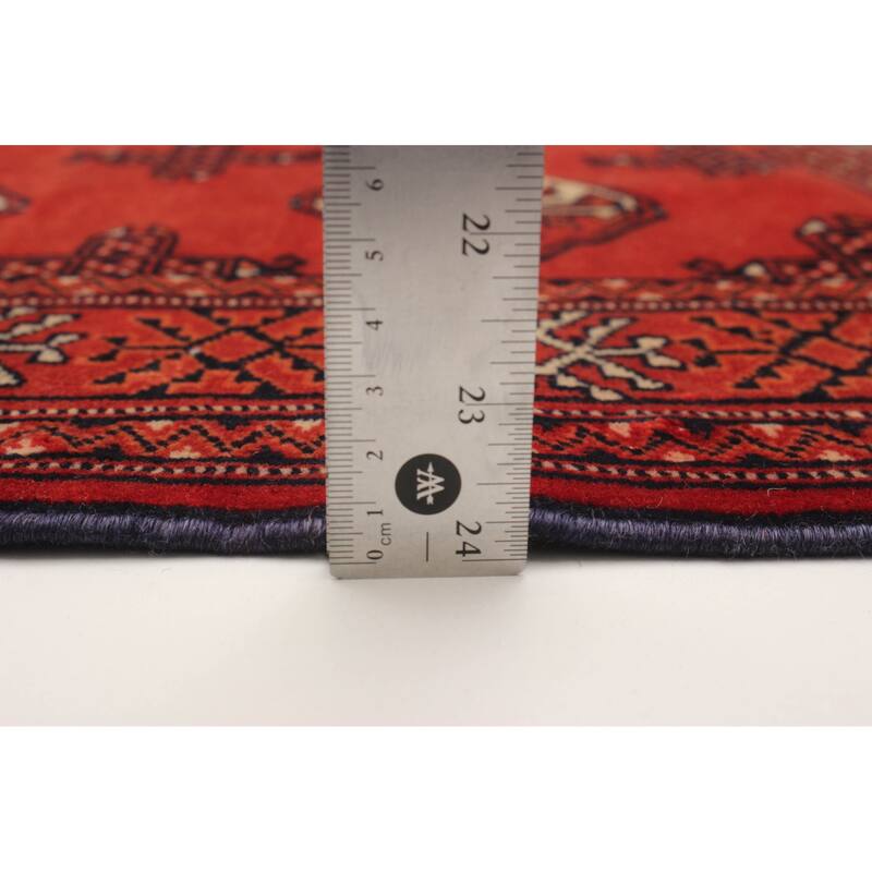 ECARPETGALLERY Hand-knotted Baluch Copper Wool Rug - 3'3 x 4'7