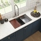 preview thumbnail 41 of 40, Undermount Single Bowl 16 Gauge Nano Stainless Steel Workstation Kitchen Sink with Pull Down Kitchen Faucet and Accessories