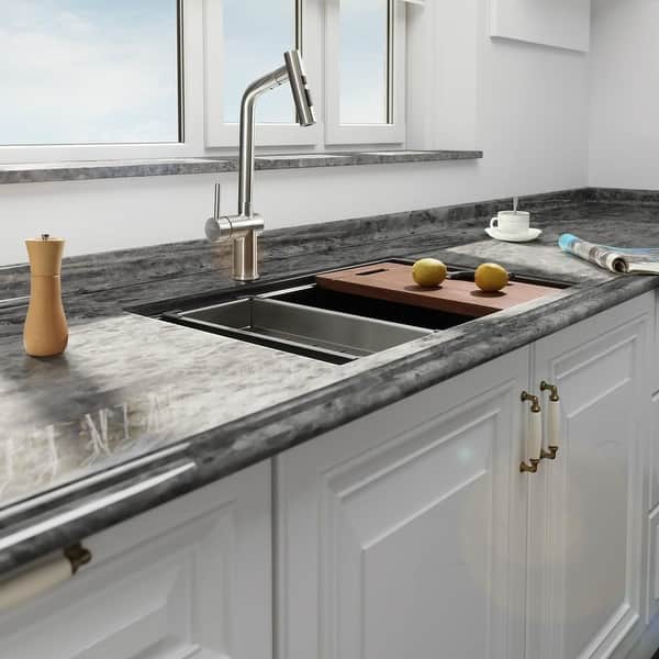 30 in Undermount 16 Gauge Kitchen Sink R10 Radius Stainless ...