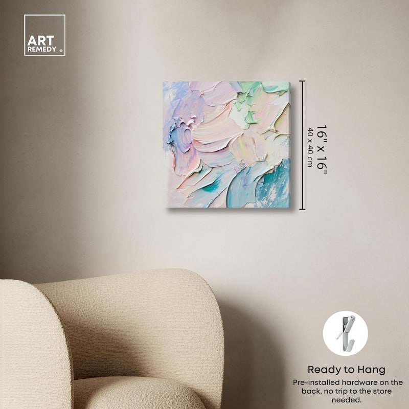 Flowing Mousse I Canvas by Art Remedy, Gallery Wrapped