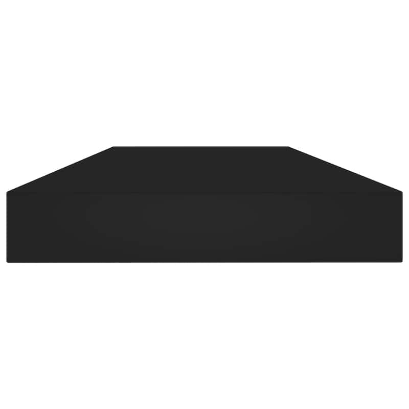 vidaXL Bookshelf Boards 8 pcs Black 31.5"x3.9"x0.6" Chipboard