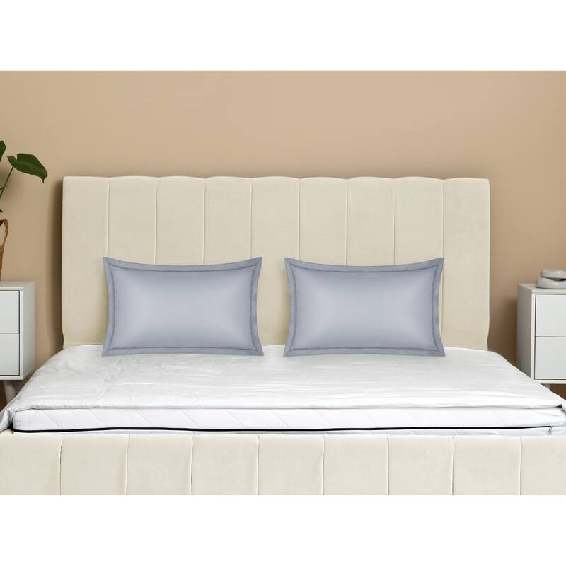 Velvet Pillow Cases Queen Size 2Pcs, Pillow Covers with Zipper Closure