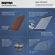 preview thumbnail 5 of 7, Karran Elite WST-26-PK1 Top Mount 33" Single Bowl Stainless Steel Workstation Kitchen Sink with Right Drain