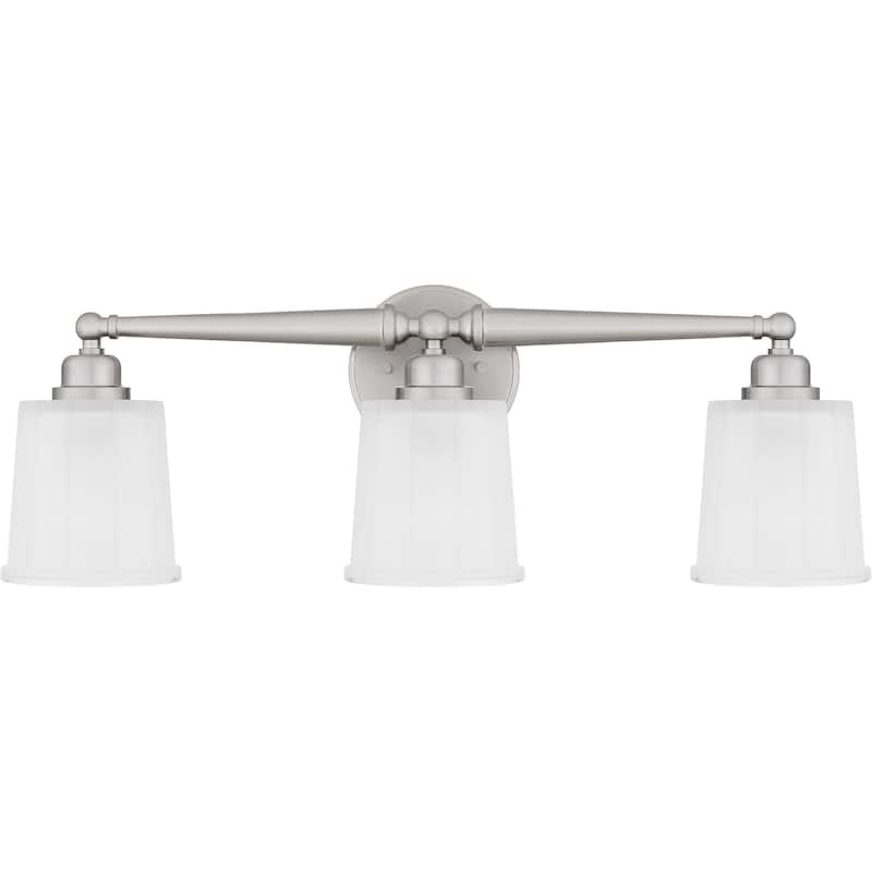 Cecilia 3-Light Brushed Nickel Bath Light