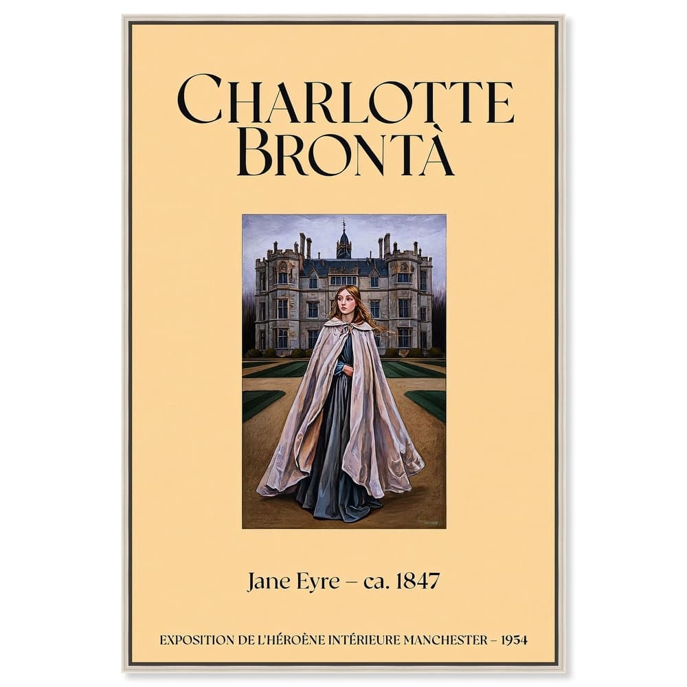 Protagonist of Jane Eyre Canvas by Art Remedy