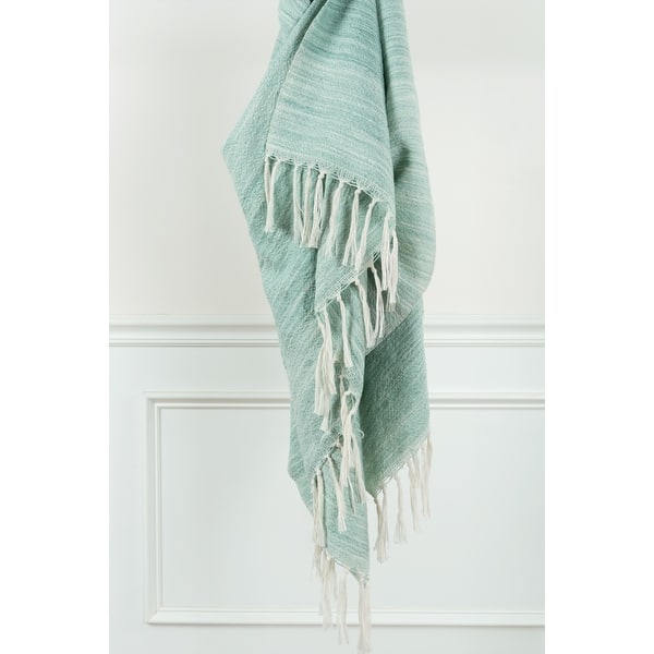 slide 2 of 25, Rizzy Home Striped Hand-tied Throw Blanket