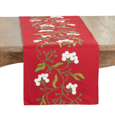 Mistletoe Table Runner - 16"x70"