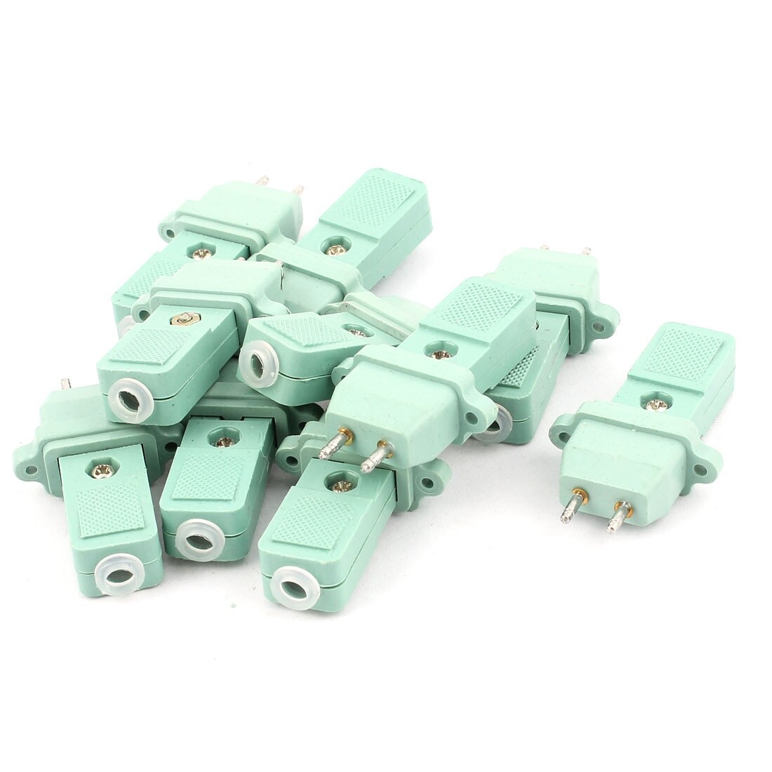 Shop Ac 250v 10a Plastic Male Female Power Socket Plug Jack Connector 10pcs Overstock 18255236