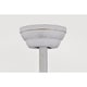 preview thumbnail 7 of 21, Warehouse of Tiffany Praer Washed White 5-blade Lighted Ceiling Fan with Crystal Daisy Bouquet Shade