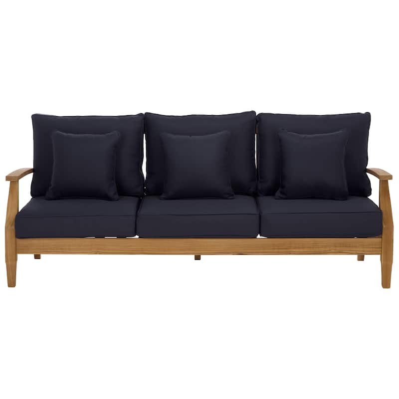 SAFAVIEH Couture Martinique Wood Patio Sofa