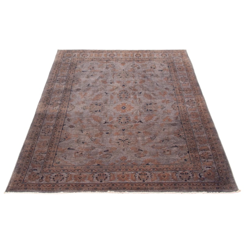 ECARPETGALLERY Hand-knotted Vibrance Grey Wool Rug - 6'0 x 8'8