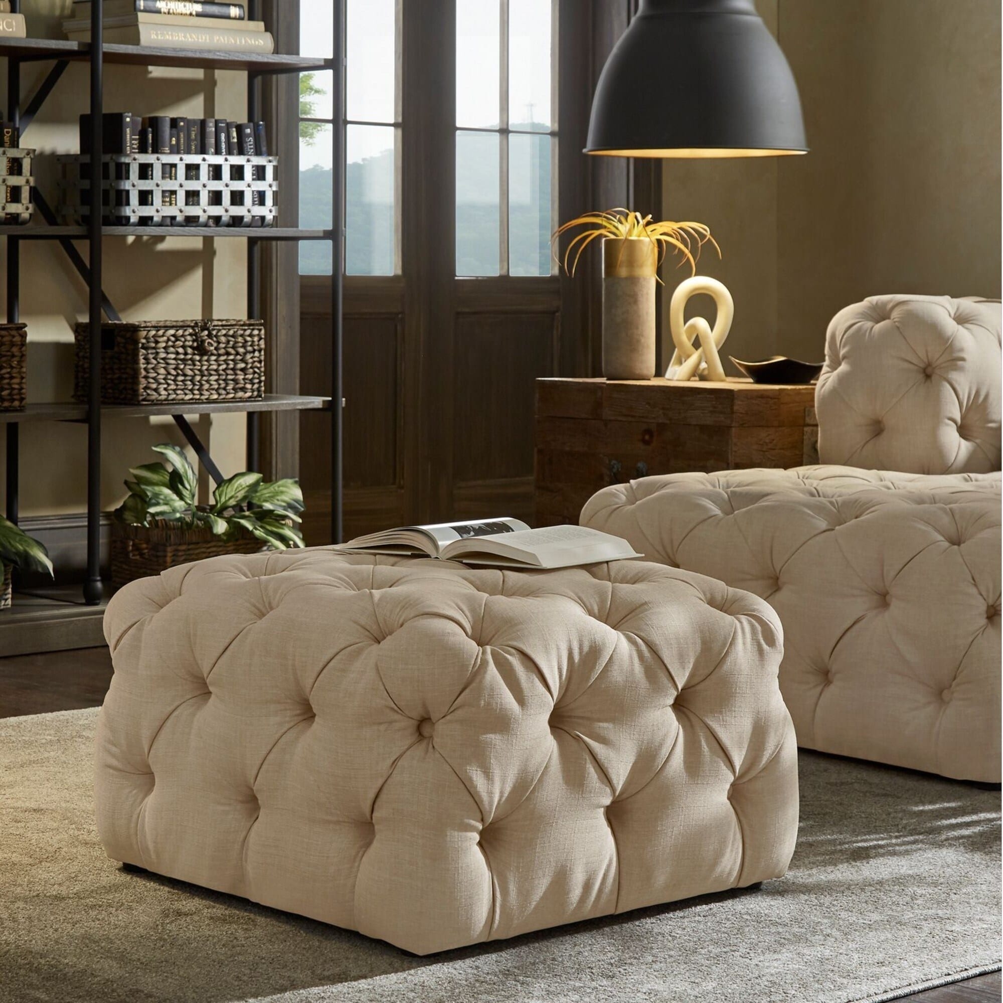 Rustic Cocktail Ottoman Bed Bath Beyond