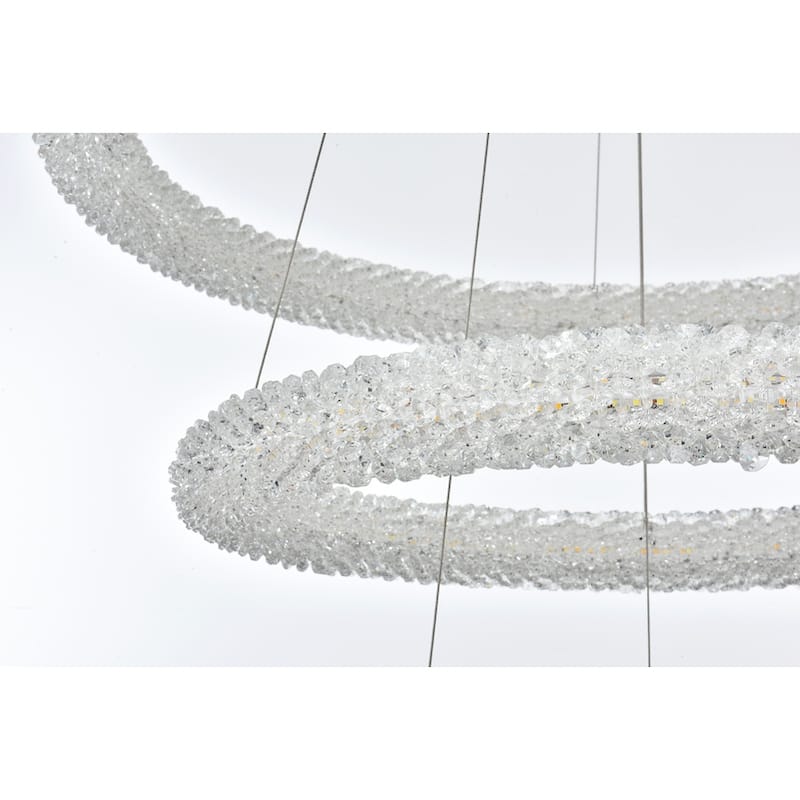 Indigo Home 32 inch Adjustable LED Chandelier