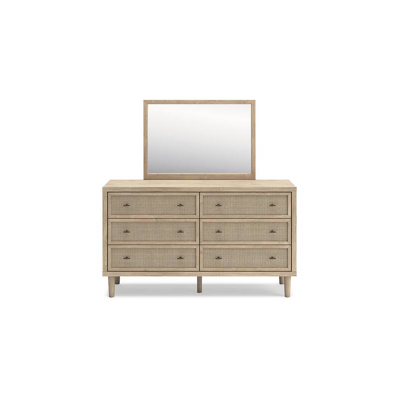 Signature Design by Ashley Cielden Brown Dresser and Mirror
