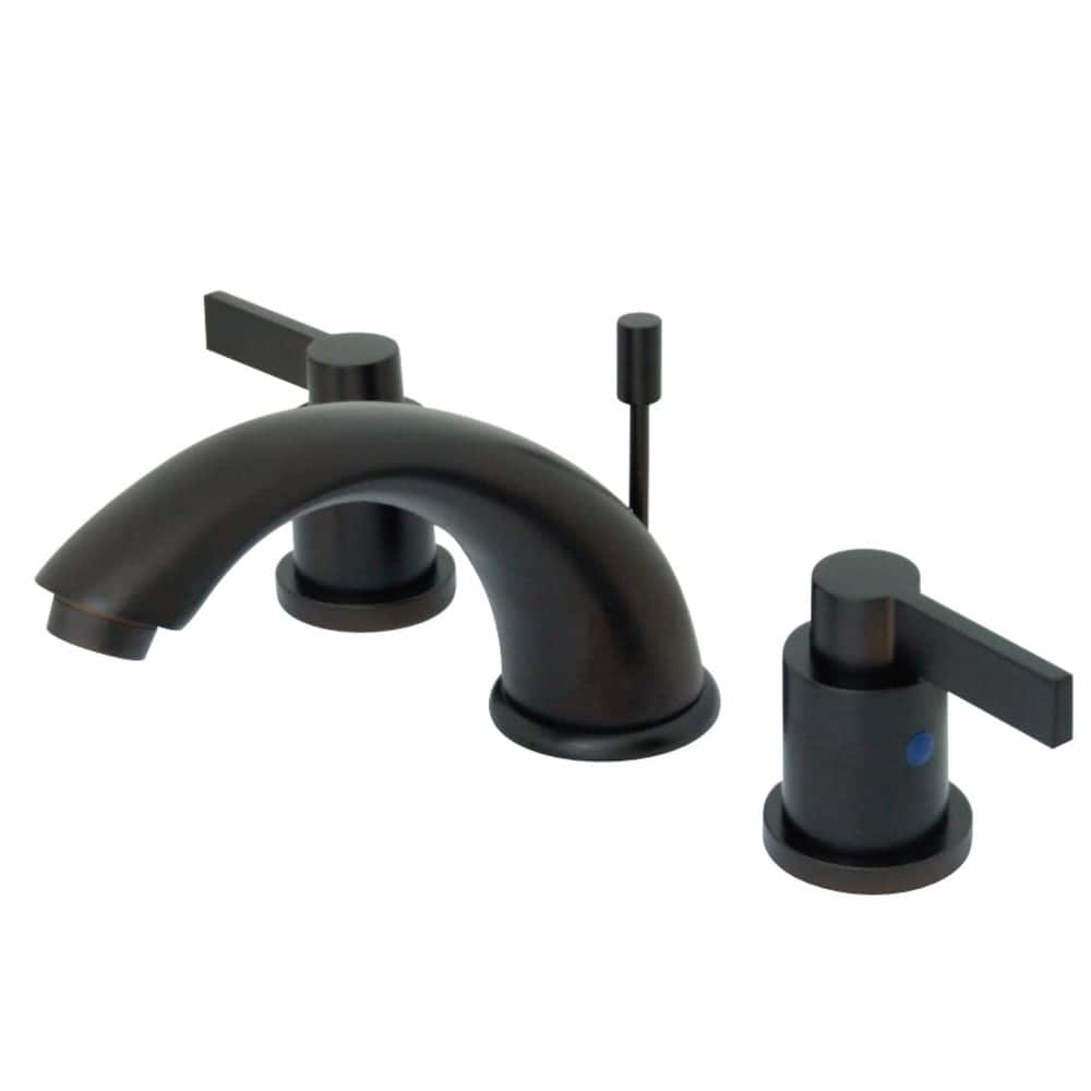 Kingston Brass Nuvo Fusion Widespread Bathroom Faucet - Free Metal Pop