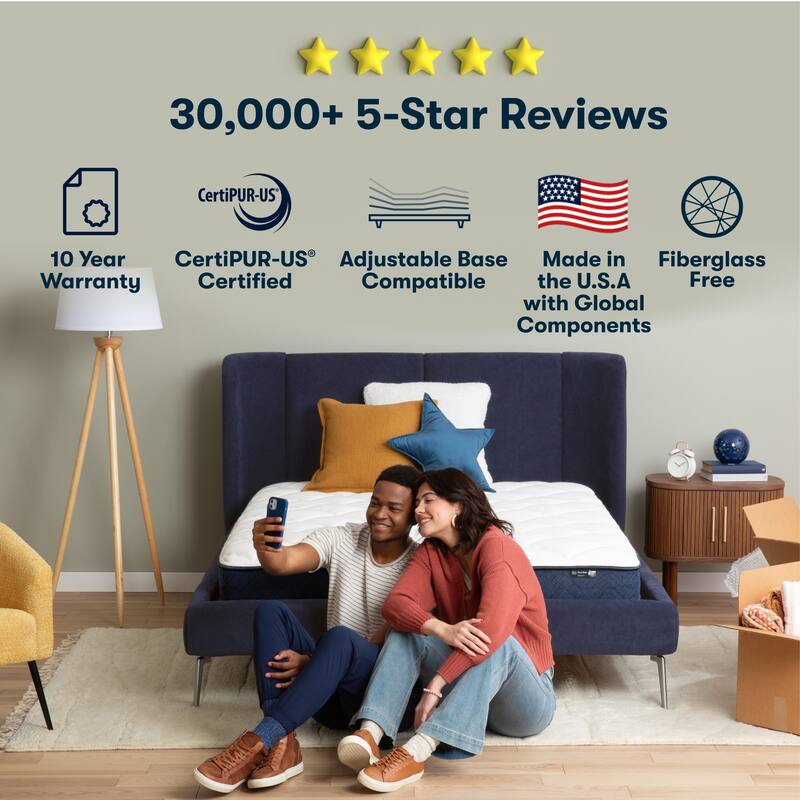 Serta Five Star Mattress Sleep to Go 14" Plush Mattress in a Box