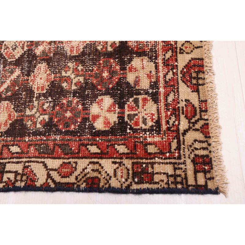 ECARPETGALLERY Hand-knotted Antalya Vintage Dark Copper Wool Rug - 3'6 x 5'11