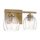 preview thumbnail 6 of 5, Minka Lavery 2722 Glint 2 Light 16" Wide Bathroom Vanity Light with