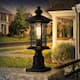 Dusk to Dawn Outdoor Post Light, Outdoor Lighting - 8" x 8" x 16.6"