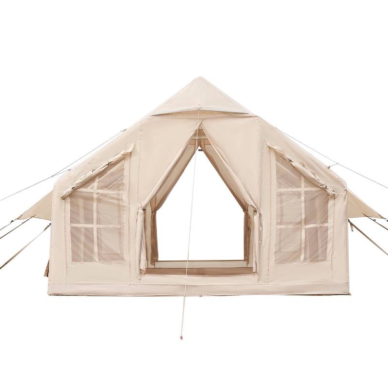 Inflatable Tent for Camping 4-6 Person Glamping Tent with Pump Easy Set up - Multi - 4-6 Person