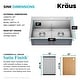 preview thumbnail 95 of 150, KRAUS Kore Workstation Drop-In Stainless Steel Kitchen Sink
