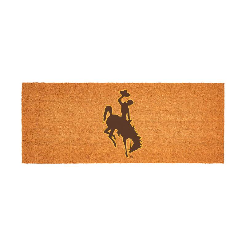 University of Wyoming Full Color Indoor/Outdoor Coir Mat