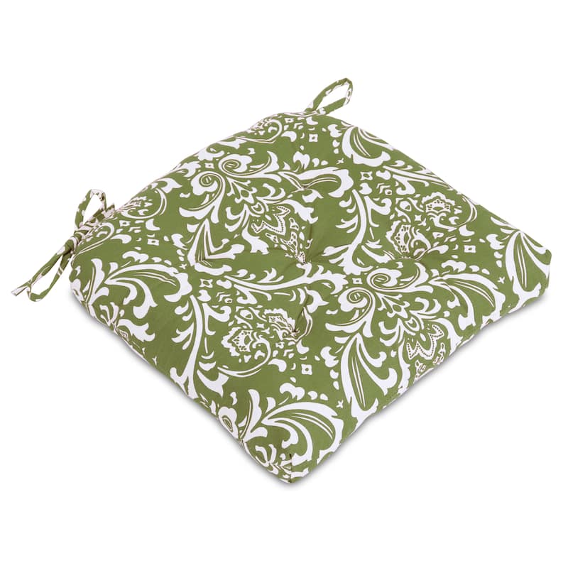 Cotton Handmade Seat Chair Cushions Pads Tufted with Ties 16''X16'' for Dinning Kitchen Living Room Office Chair Bench -Set of 4