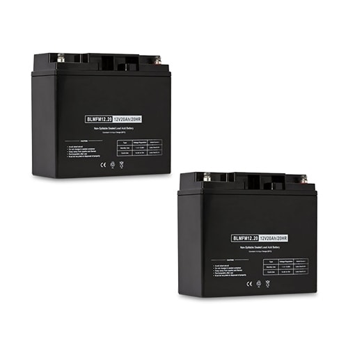 Replacement AGM SLA Battery 12V-20Ah 2-Pack Replacement AGM SLA Battery