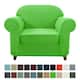 Subrtex Stretch Armchair Slipcover 1 Piece Spandex Furniture Protector - Grass Green