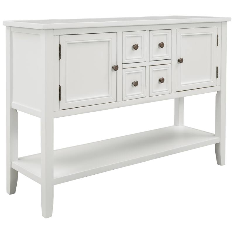 Sideboard Console Table with Bottom Shelf