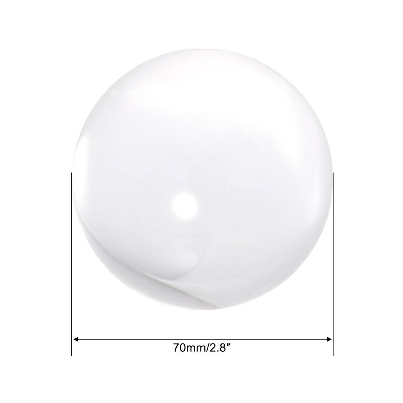 Acrylic Contact Juggling Ball Sphere Ornament - Clear - 70mm