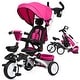 preview thumbnail 1 of 23, 7 in 1 Folding Toddler tricycle Red