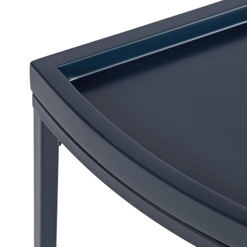Kate and Laurel Dorrah Half-Circle Console Table