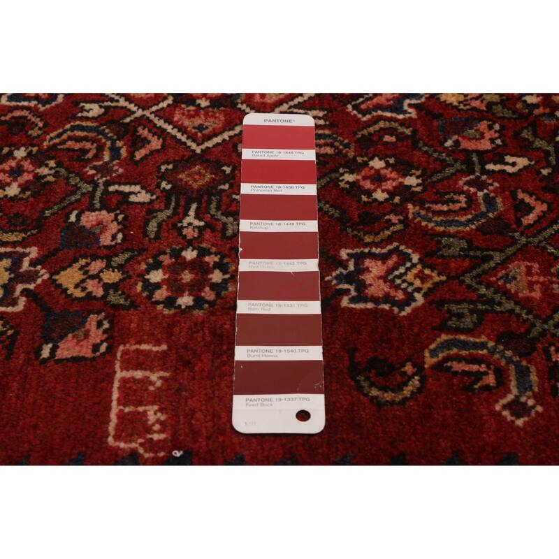 ECARPETGALLERY Hand-knotted Anadol Red Wool Rug - 3'5 x 9'1