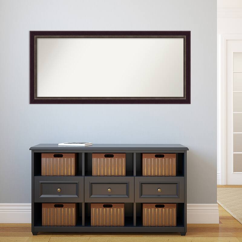 Oversized Wall Mirror Choose Your Custom Size - Signore Bronze Frame