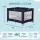 preview thumbnail 10 of 26, Dream On Me Zazzy Portable Playard with Bassinet