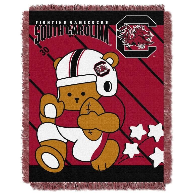 NCAA Full Back Jacquard Baby Throw Blanket - 36" x 46" - South Carolina