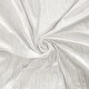 preview thumbnail 5 of 4, Ivory Velvet Girl 4pc Nursery Crib Bedding Set - Solid Color Off White Cream Crinkle Crushed Luxurious Elegant Boho Shabby Chic