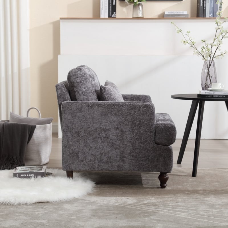 Modern Accent Chair Lounge Chair,Wood Frame Armchair